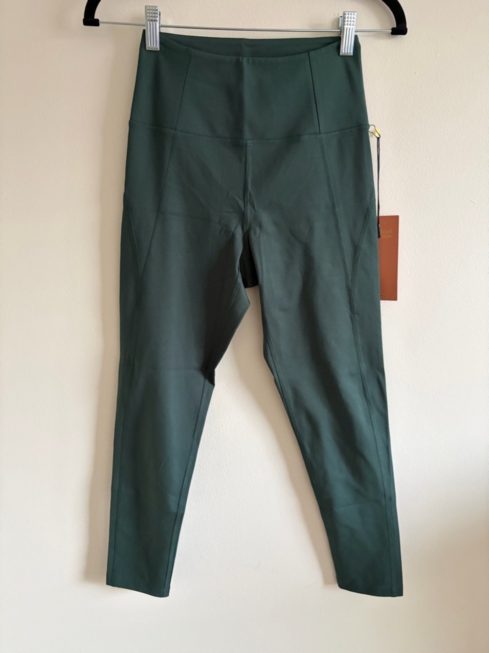 NWT girlfriend collective Forest Green Leggings
